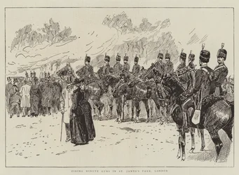 Vuurminuutkanonnen in St James